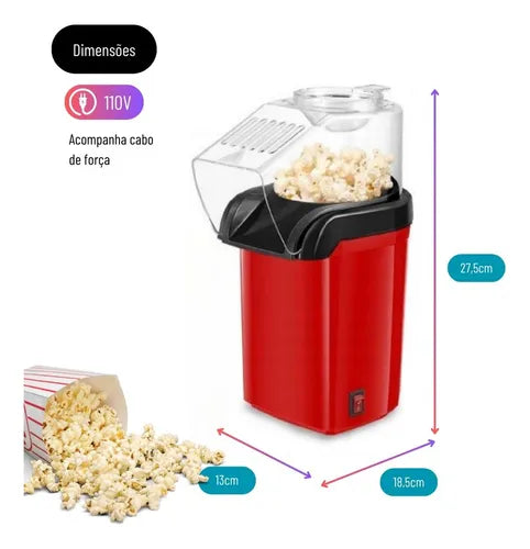 🌟 Máquina de Crispetas Sin Aceite – ¡Rápida, Saludable y Deliciosa! 🌟
