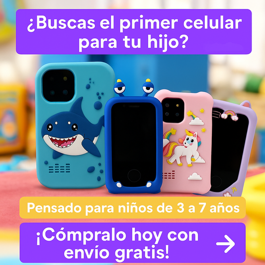 🎁 ¡El primer celular que tu hijo va a amar!