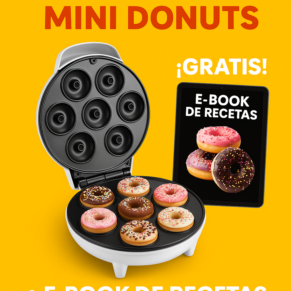 🍩 Máquina de Mini Donuts – ¡Dulzura en Minutos!