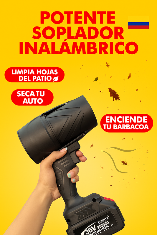 🌪️ ¡El soplador inalámbrico más potente y versátil de Colombia!