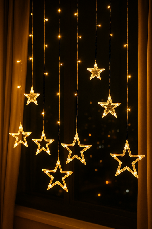 ✨ Cascada de Luces Navideñas – ¡Ilumina tu Navidad con Magia!