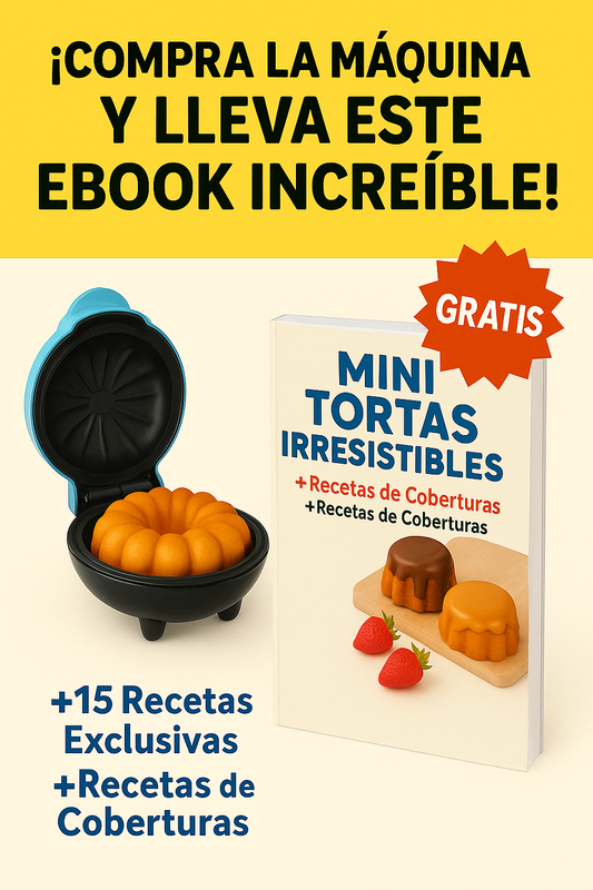 Haz tortas caseras en minutos ¡sin ensuciar nada!