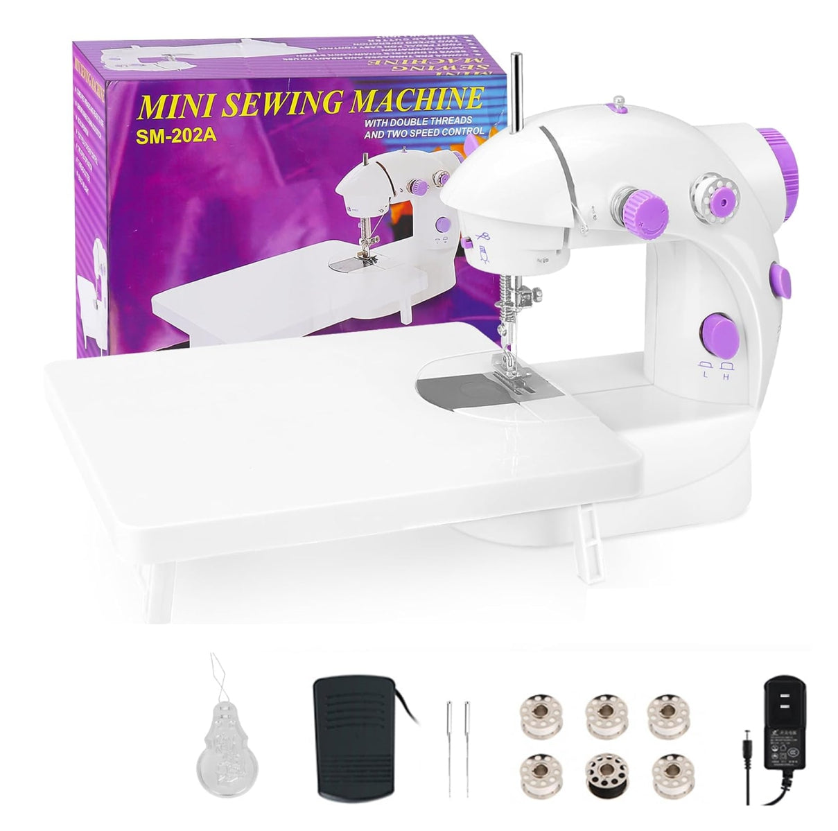 🌟 Mini Máquina de Coser Portátil – ¡Tu aliada perfecta para empezar en la costura! 🌟