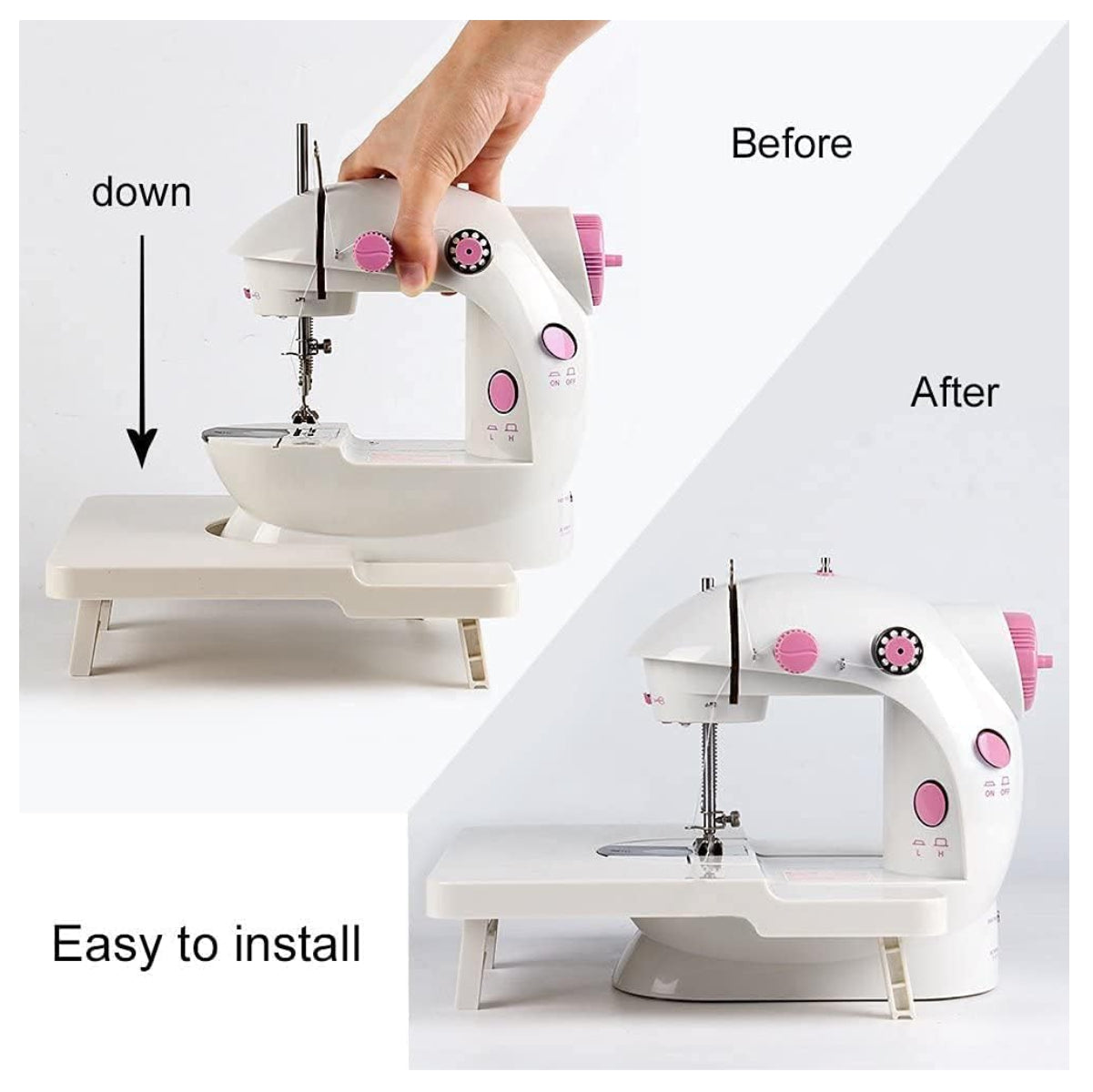🌟 Mini Máquina de Coser Portátil – ¡Tu aliada perfecta para empezar en la costura! 🌟