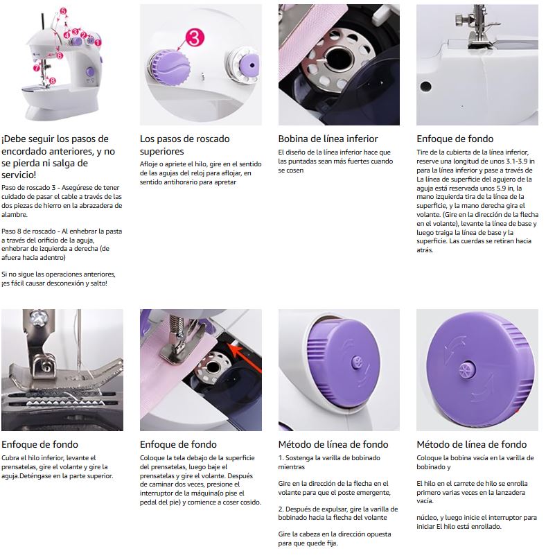 🌟 Mini Máquina de Coser Portátil – ¡Tu aliada perfecta para empezar en la costura! 🌟