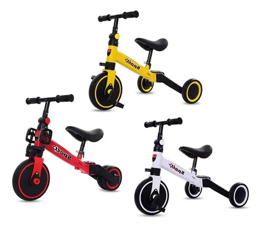 🚲 Triciclo Infantil 3 en 1 – Crece con tu hijo y fortalece su desarrollo